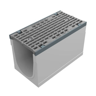 Gitterrinne Maxi F1 200. L=0,5m. Langer Stabrost. H=310mm. F900KN