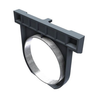 PE end plate open Steel ring. Top/Maxi 100. H=160-260mm